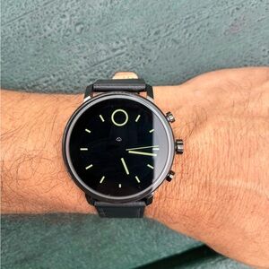 Movado connect 2.0 Smartwatch with Leather Strap